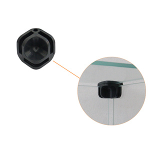 Conectivo  1/8 F - Preto Para Balcao Baleiro e Estantes de Vidro e Aramado em Oferta na Shopee