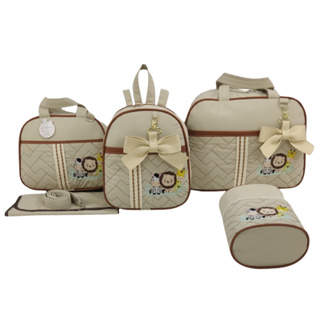 Kit Bolsa Maternidade Menino 5Peças Safari Baby - Varias Cores em Oferta na Shopee