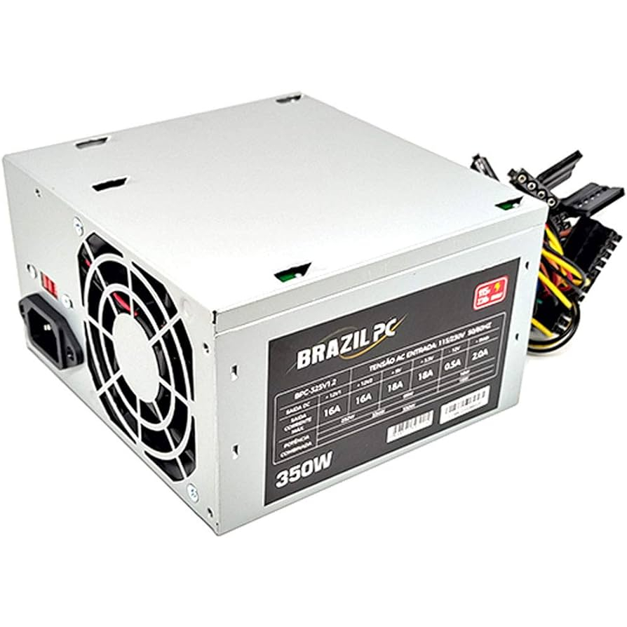 FONTE ATX 350W REAL BPC-325E BRAZILPC