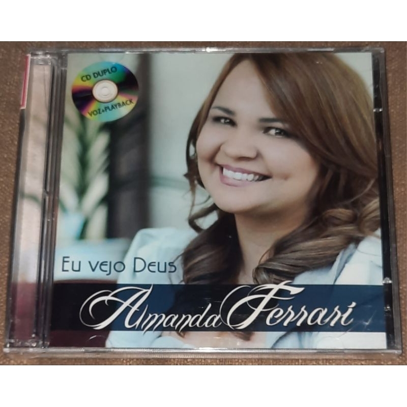 CD e Playback Amanda Ferrari eu vejo Deus lacrado 9261