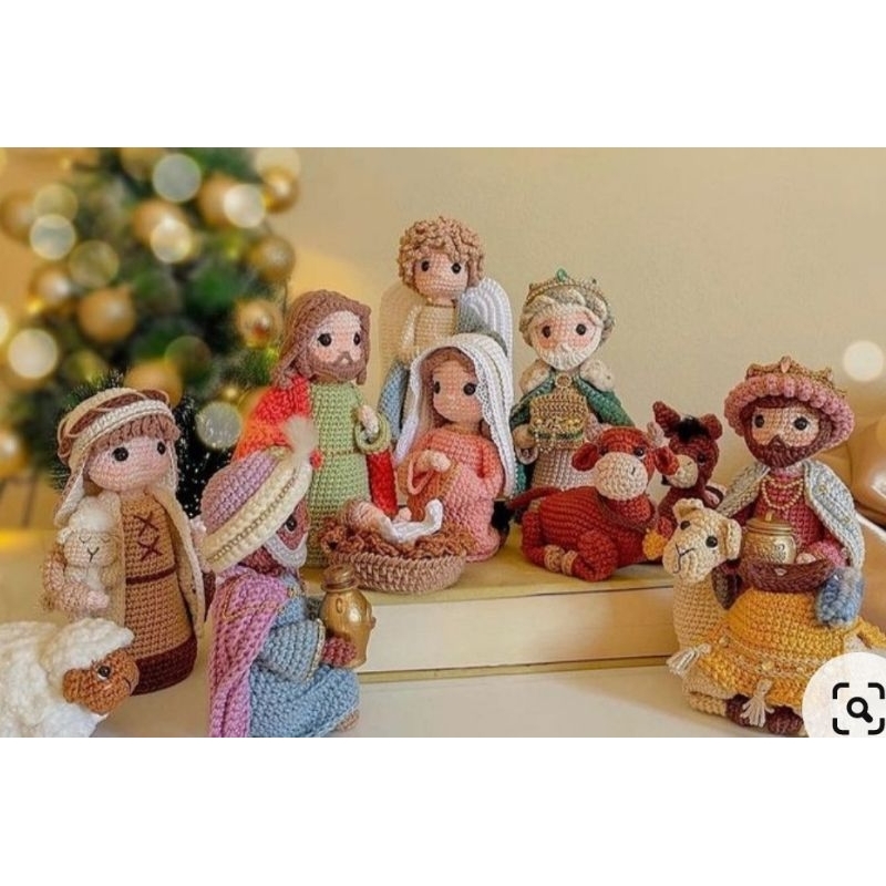 presépio completo amigurumi/ Presépio natal