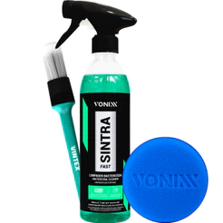 Sintra Fast Limpador Interno Bactericida + Pincel Detalhamento Suave + Aplicador