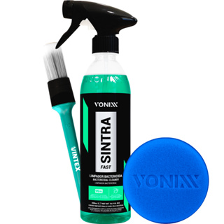 Sintra Fast Limpador Interno Bactericida + Pincel Detalhamento Suave + Aplicador em Oferta na Shopee