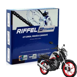 Kit Relacao Transmissao Tração Cg Titan Fan 160 2016 à 2025 Original Riffel