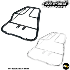 Bagageiro em Aço Modelo Tubular CBX 250 Twister 2001 a 2008 Pro Tork