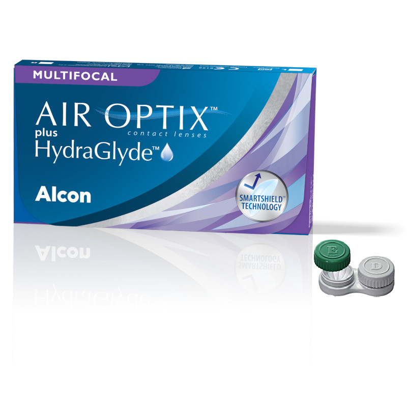 Lente De Contato Air Optix Hidraglyde Multifocal em Oferta na Shopee