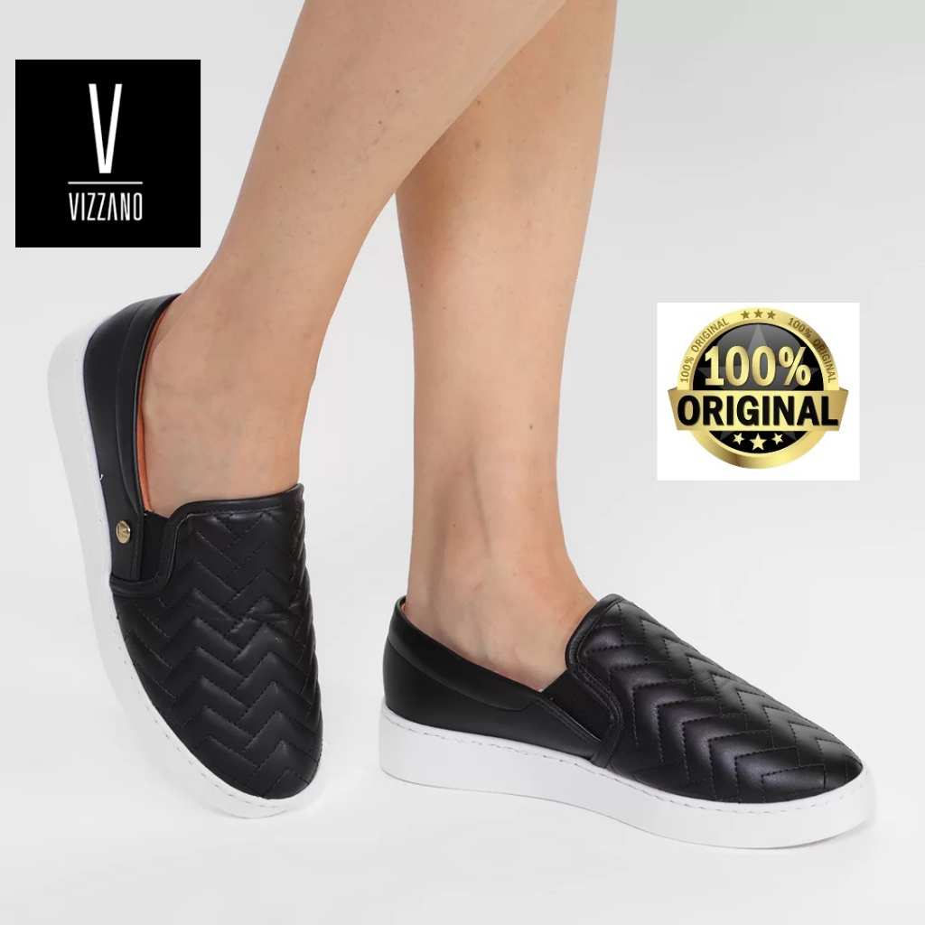 Tênis Vizzano Slip On  Elástico Feminino Original com Nota Fiscal e Garantia