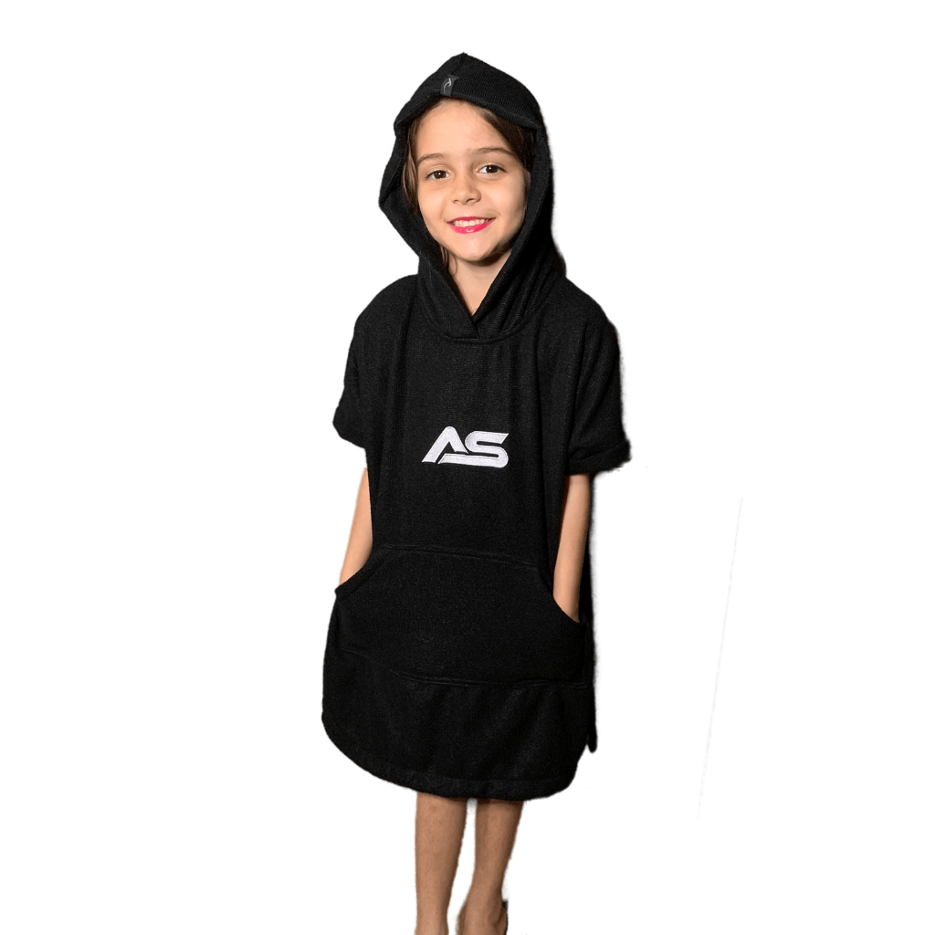 Poncho Roupão Kids Infantil Juvenil Toalha Praia Piscina Surf Natação A.s