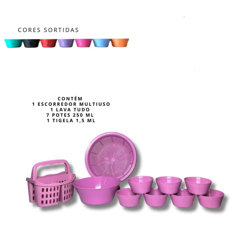 Conjunto 10 Peças Multiuso Utilidades Para Cozinha Prática