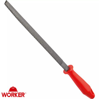 Lima grosa meia cana bastarda 8" Worker para madeira