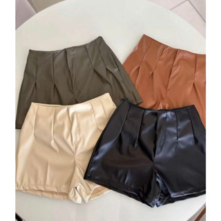 Short Feminino Couro Courino Short Zara
