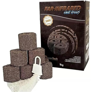 Midia Biologica Ocean Tech Trata 3000l Nano Rings Far-Infrared em Oferta na Shopee