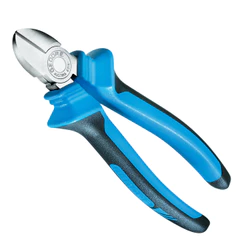 Alicate de Corte Diagonal Modelo Sueco 125mm Azul Gedore 8314-125JC