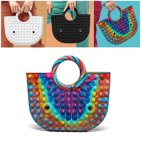 [liquidação]Bolsa Pop It Mochila Infantil De Silicone Unicórnio em Oferta na Shopee