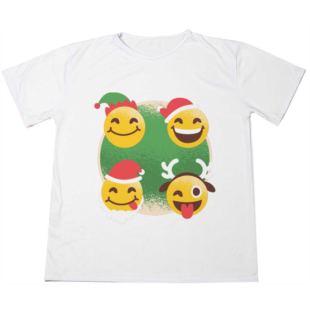 Blusa Camisa Personalizada Natal Camiseta Estampada Adulto Infantil Ótimo Acabamento E Durabilidade Anti-pilling 100% Poliéster PROMOÇÃO