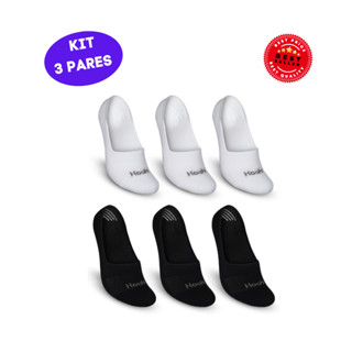 Kit 3 Pares Meias Sapatilha Invisível Hoahi Original