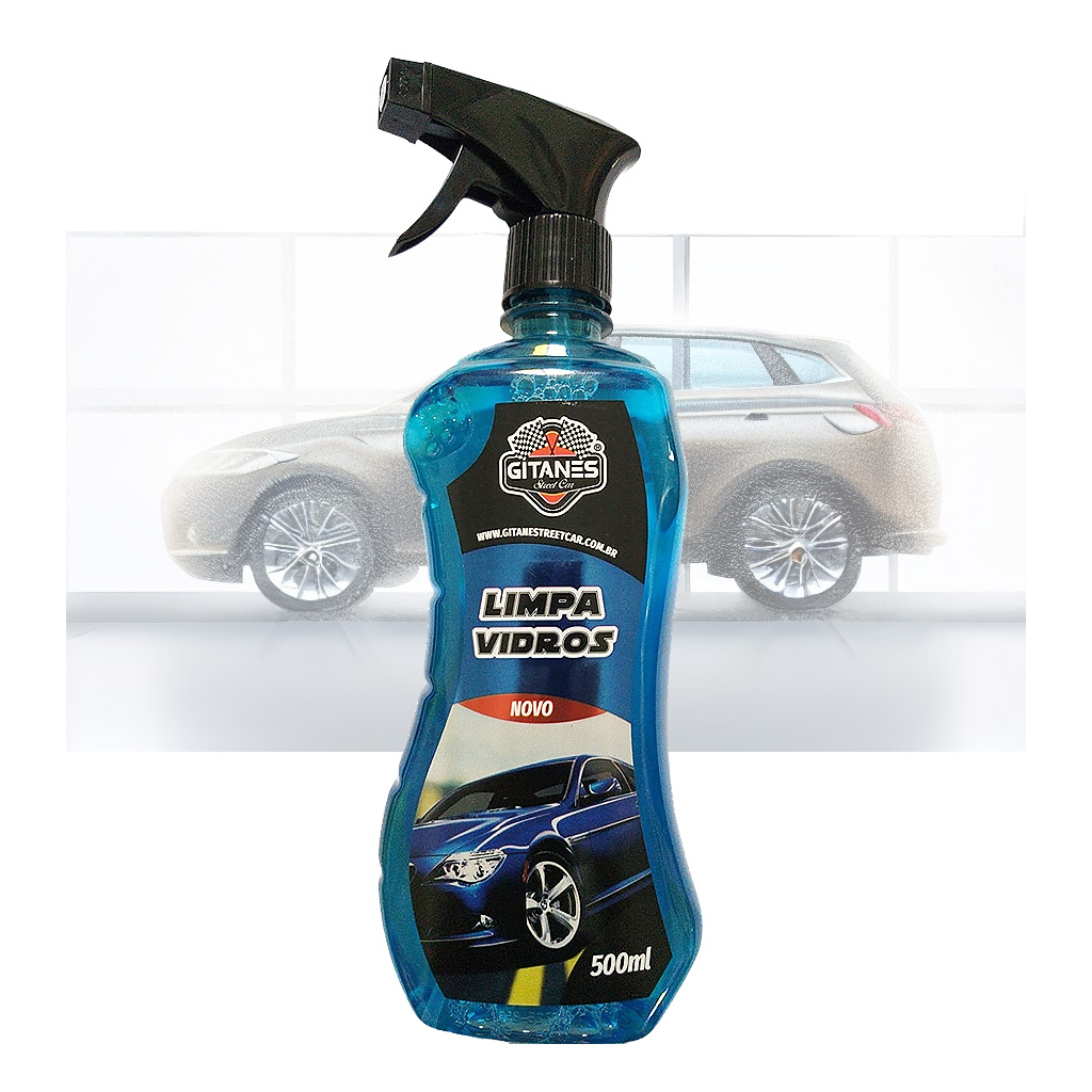 Limpa Vidros Automotivo E Janelas Spray Com Gatilho Gitanes
