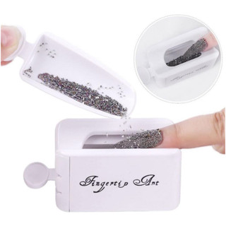 Coletor de Glitter Recipiente Dispenser Decoração de Unhas