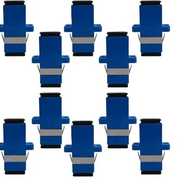 Adaptador Acoplador P/ Fibra Óptica Sm Sc/upc 10 Unidades