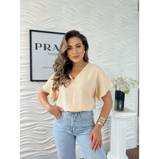 Blusa feminina Tecido Duna