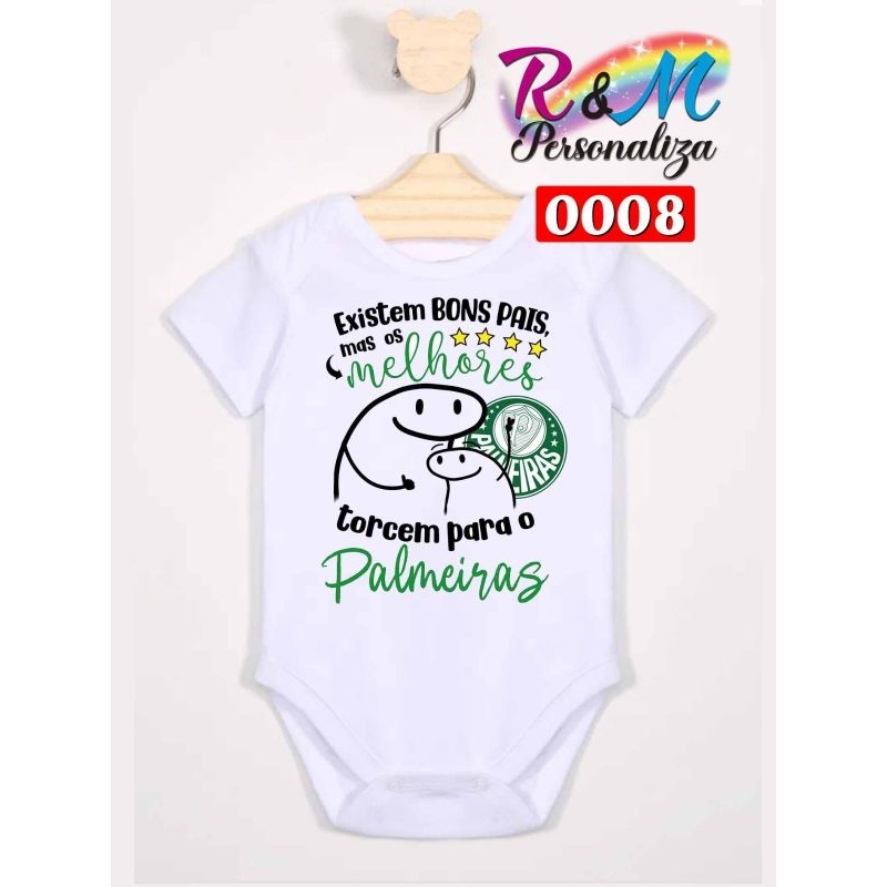 Body Palmeiras Bebê Masculino: Onde Comprar | BuscaProdutos