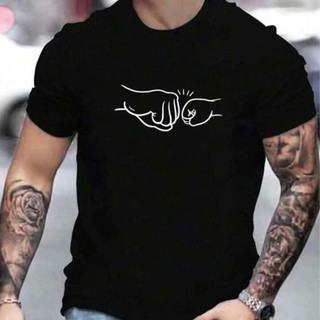 Camiseta Toque De Mãos Lançamento Camisa 100% Algodão Feminino Masculino em Oferta na Shopee