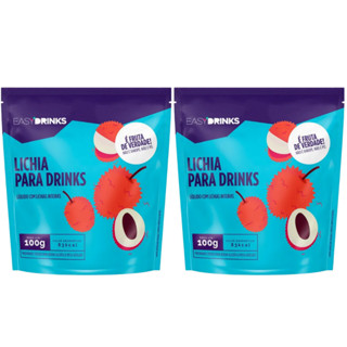 Kit C/ 2 Preparo Lichia Easy Drinks Sache 100G