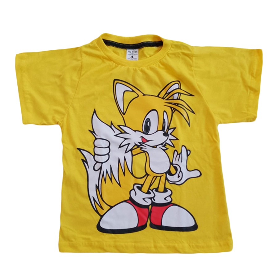 Camiseta Infantil Tails Pronta Entrega