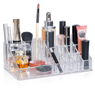 Organizador de Maquiagens Acrílico Batom Pincel Makeup Organizer Escolha o Tamanho