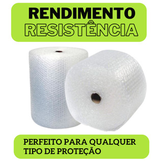 Plástico Bolha 43 cm X 100 Mts E-commerce 25 Micras Bolha Atacado