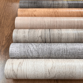 Papel Adesivo de Madeira Amadeirado Com Textura  Moldável Lavável