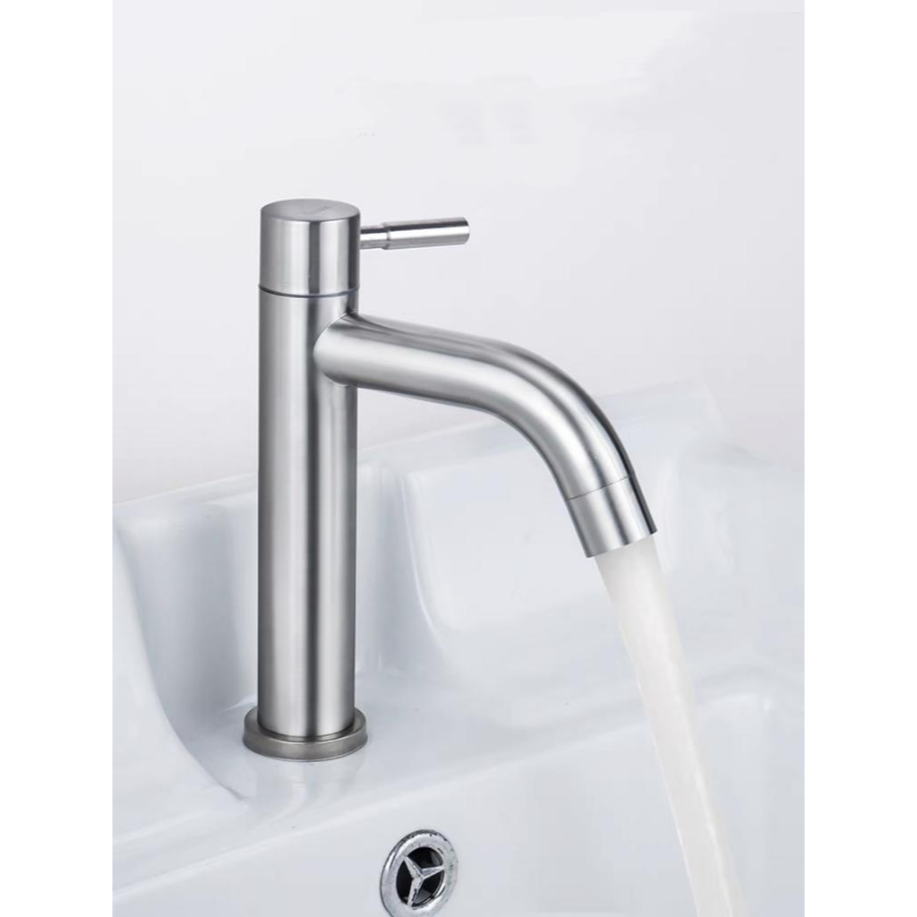 Torneira Banheiro Inox Lavatório Lavabo Cozinha Bica Baixa, TORNEIRA BANHEIRO LAVATÓRIO MODERNO
