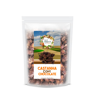 Castanha De Caju Caramelizada Com Chocolate 500g