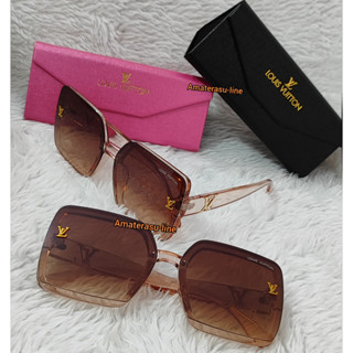 Óculos de Sol Alice LV Feminino Importado Alta Tendência Modelo Grande