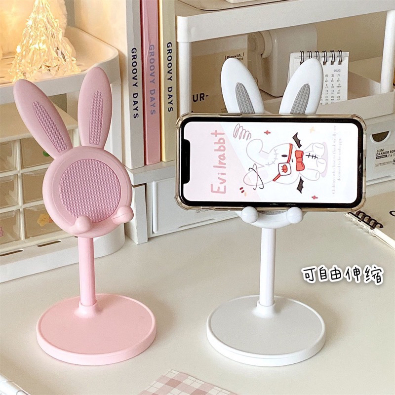 Suporte Coelhinho para Celular Tablet Kawaii Fofo Cute