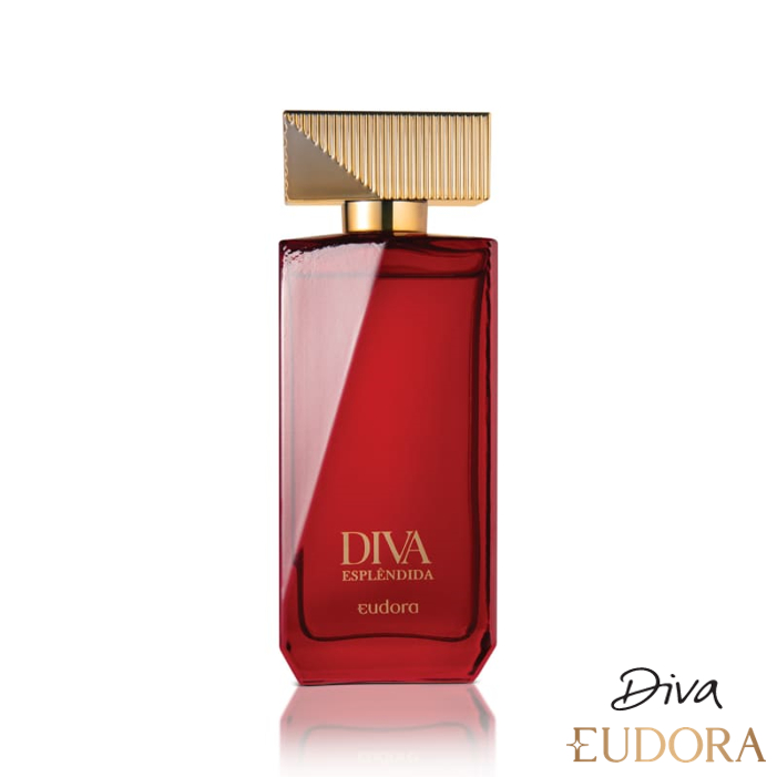 Diva Esplêndida Colônia Eudora - 100ml (Perfume Feminino) em Oferta na Shopee