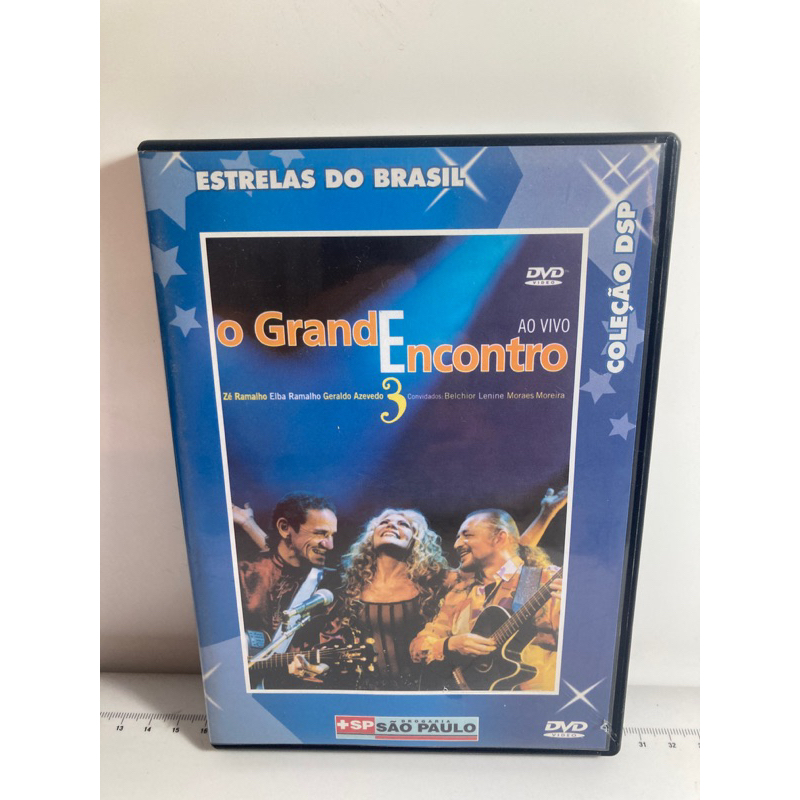 DVD: O grande encontro ao vivo Zé Ramalho, Elba Ramalho e Geraldo Azevedo