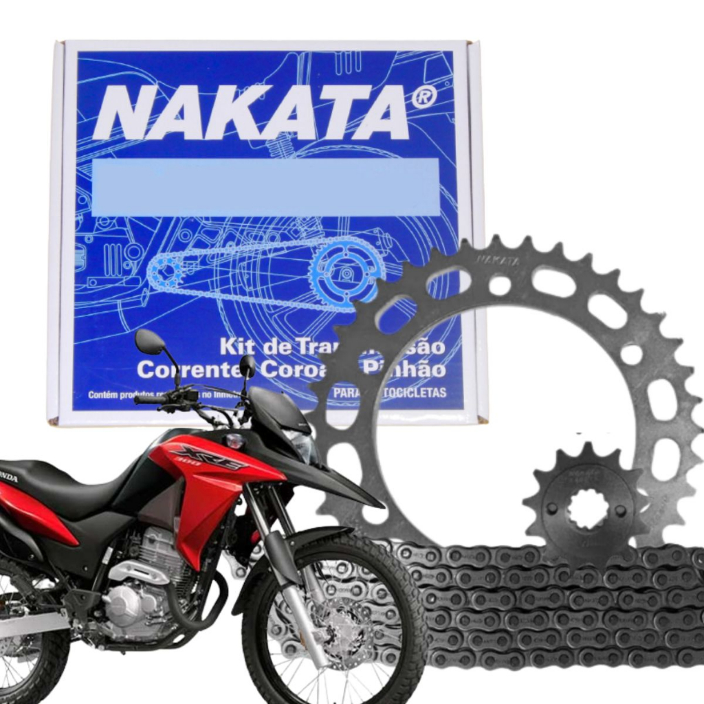 Kit Relacao Tracao Transmissao Xre300 Xre 300 2009 2010 2011 2012 2013 2014 2015 2016 Original NAKATA
