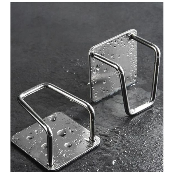 Suporte Para Esponja De Pia Gancho Cozinha Aço Inox Bucha Banheiro Multifuncional Organizador Utensílio em Oferta na Shopee