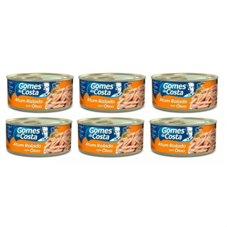 Atum Ralado Em Óleo Gomes Da Costa 170g Com 6 Unidades em Oferta na Shopee