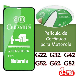 Película Cerâmica 9d 3D Motorola Gel Hidrogel Flexível G22 G32 G42 G52 G62 G82 em Oferta na Shopee