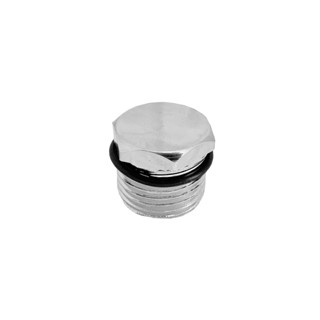 Tampão Plug Rosca 1/2 De Metal Cromado em Oferta na Shopee