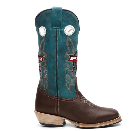 Bota de Cano Longo Bota Texana Em couro Bota com solado Carrapeta