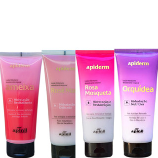 Loção Hidratante Apiderm Apinil 190 g Creme de pele Kit com 12