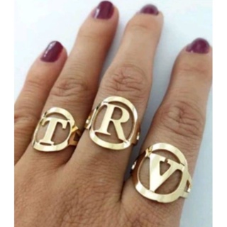 Anel de moeda antiga Letra R em Oferta na Shopee