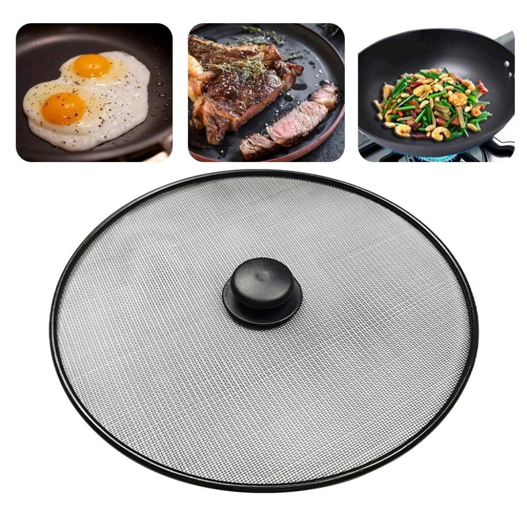 Tela Tampa Anti Respingo Protetora Para Frituras Anti Respingo 29cm