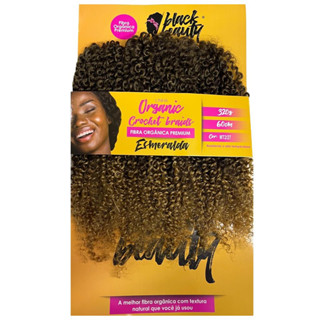 Cabelo Orgânico Crochet Braids Esmeralda 320g - Black Beauty