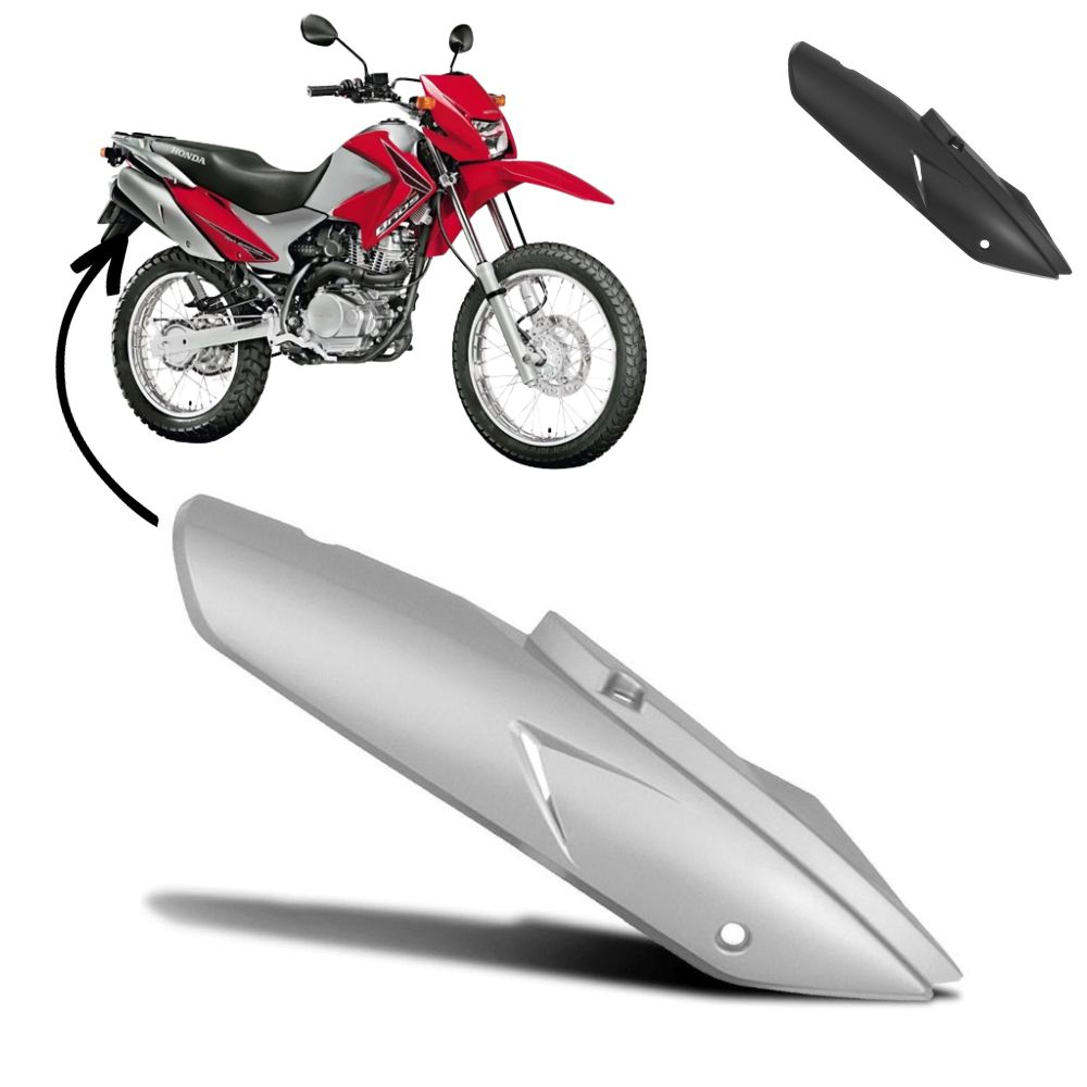 Protetor Escapamento Escape Moto Honda Nxr Bros 150 2009 2010 2011 2012 2013 201