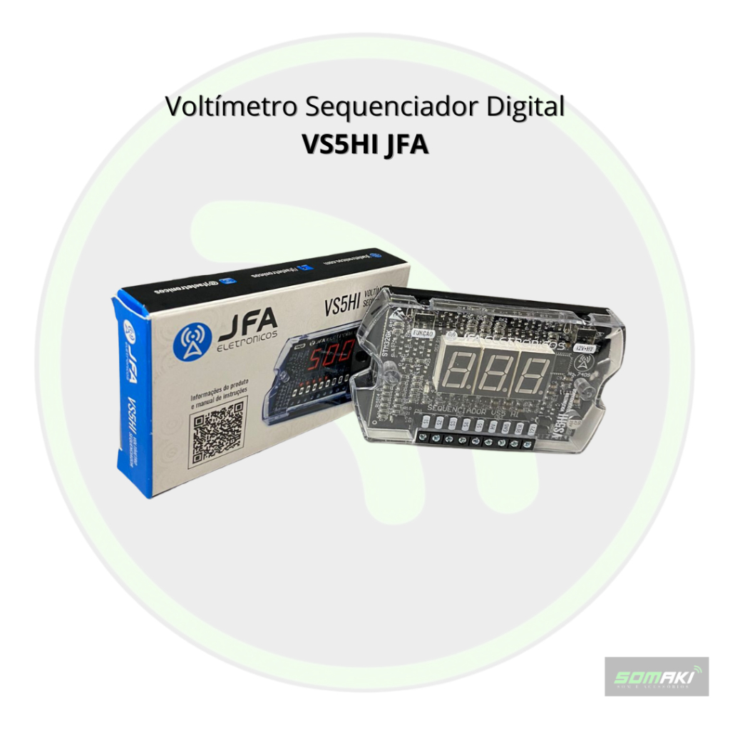 Voltimetro Sequenciador Digital Jfa Alta/baixa Voltagem