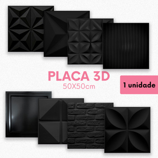 Placa 3d Revestimento de PVC efeito Gesso Decorativo Auto relevo Lavável Quarto Sala 1 unidade em Oferta na Shopee